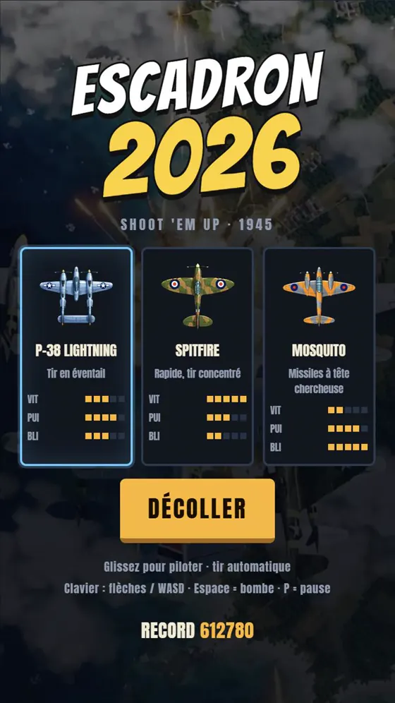Escadron 2026 — briefing
